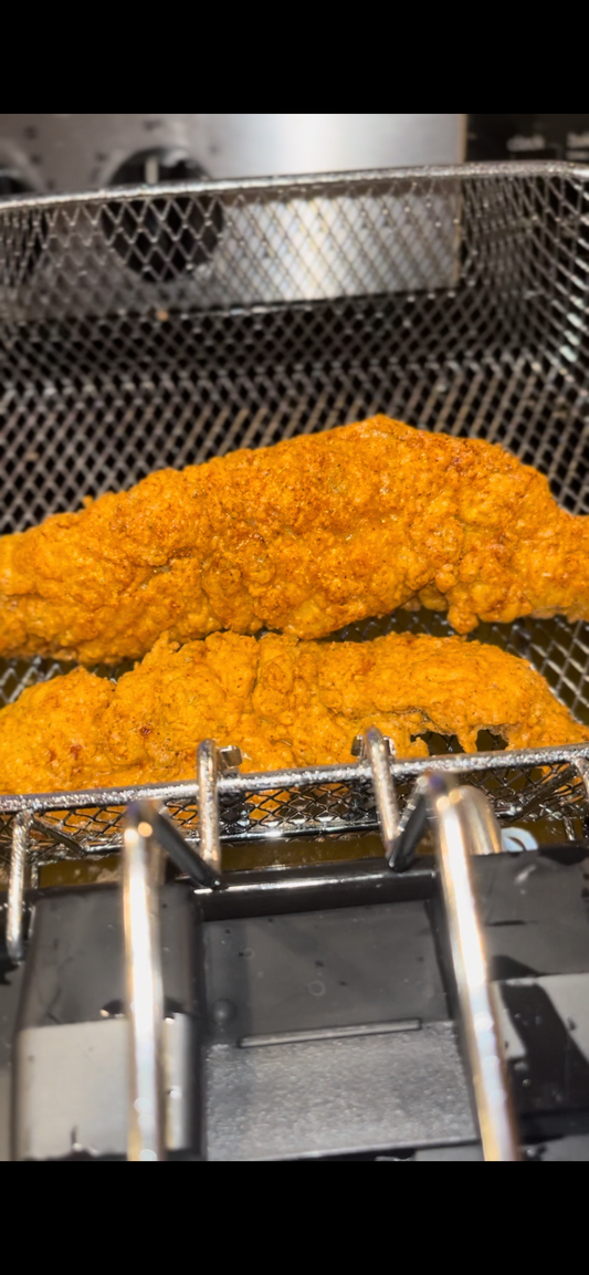 Fried whiting
